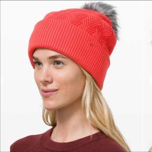 Lululemon Pom Beanie and Mittens